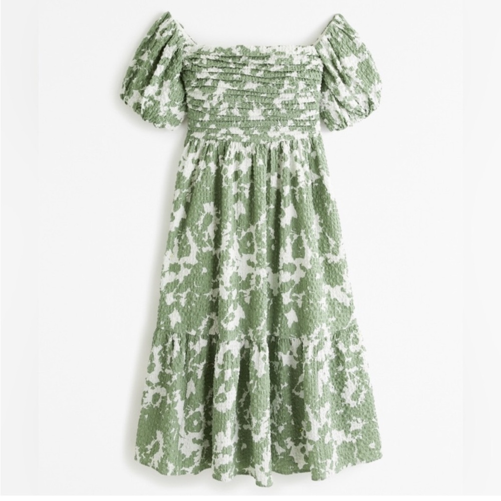 Abercrombie & Fitch Emerson off the shoulder midi dress